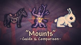 All 27 Mounts Guide amp Comparison  Terraria 1449 [upl. by Moore]