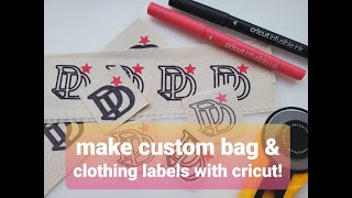 MAKE CUSTOM LABELS WITH CRICUT amp INFUSIBLE INK [upl. by Elehcar867]