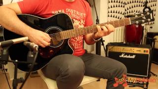 Yamaha FX370C  Akustik Gitar İncelemesi Hızlı Video [upl. by Anivol]