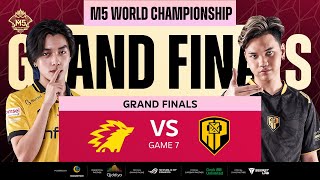 FIL M5 World Championship  Grand Finals  ONIC vs APBR  Game 7 [upl. by Beaufort988]