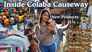 Whats New at COLABA CAUSEWAY MARKET MUMBAI  Shopping JEWELRY HANDBAGS SHOES amp MORE [upl. by Yesoj]