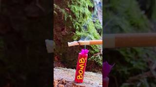 Time delay trick fireworks firecrackers shortvideo [upl. by Eivlys]