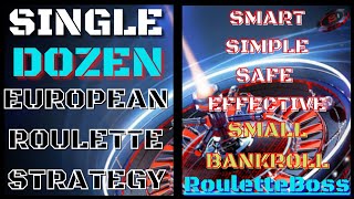 Single dozen roulette strategy  Roulette Boss [upl. by Kaczer380]