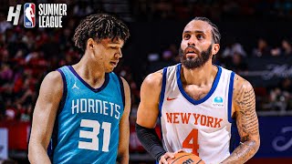 Charlotte Hornets vs New York Knicks  FULL Game Highlights  July 13 2024 NBA Summer League [upl. by Levona]