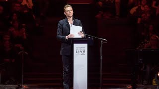 Letters Live quotAll this I did without youquot read by Tom Hiddleston 2015 [upl. by Oivat846]