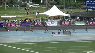 Jaren Hamilton 2758s 200m AAU Junior Olympics 2014 Champion 9yr Boys [upl. by Bendite]