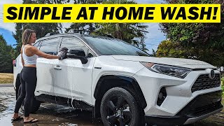 Properly Wash Your Car At Home  How I wash My Toyota RAV4 [upl. by Sira]