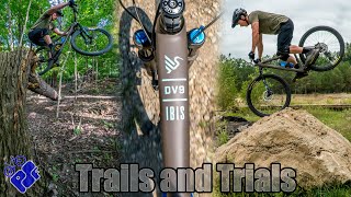 Riding the New Ibis DV9 V2 Trails Trials and some Hardtail Benefits mtb [upl. by Aysa]