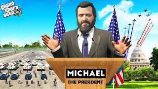 GTA 5  FINALLY MICHAEL BECOME THE PRESIDENT OF LOS SANTOS  BB GAMING [upl. by Steele]