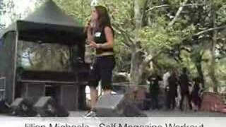 Jillian Michaels  Self Magazine Workout in the Park [upl. by Silvie]