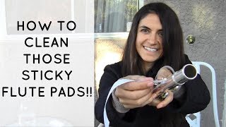 How to Clean Sticky Flute Pads Using Pad Juice and Dryer Strips [upl. by Hahcim]