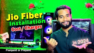 Jio Fiber Installation Charges in 2024  Jio Fibre Installation Cost [upl. by Marita]