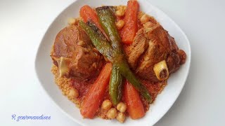 Couscous tunisien à lagneau de ma grandmère de A à Z [upl. by Lim]