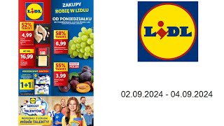 Gazetka Lidl PL  02092024  04092024  Od poniedziałku [upl. by Hsirahc]