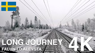 4K CABVIEW Long journey Falun to Alvesta [upl. by Helge]