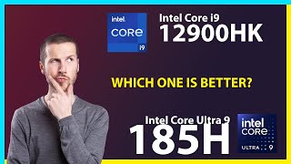 INTEL Core i9 12900HK vs INTEL Core Ultra 9 185H Technical Comparison [upl. by Neeruam]