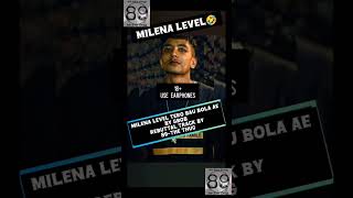 Milena level tero bau bola  reply to gbob  GBOBOFFICIAL 89TheThug shorts disstrack [upl. by Sall802]