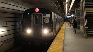 MTA New York City Subway  MQ Action at 86th Street2nd Ave [upl. by Atikaj]