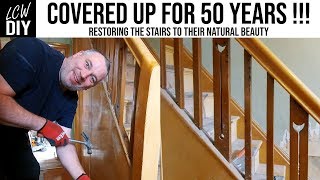 Removing Hardboard Panels from Stairs After 50 Years  DIY Vlog 23 [upl. by Ataga]