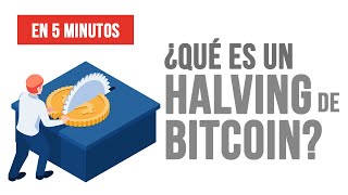 🔴 ¿Qué es un HALVING de BITCOIN  En 5 Minutos [upl. by Fionnula]