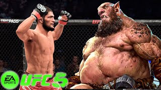 🥊 Khabib Nurmagomedov vs Scary Ogre EA sports UFC 5 🥊 [upl. by Holden]