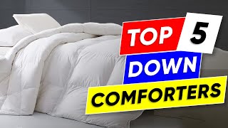 Top 5 Down Comforters in 2024 👌 [upl. by Yesima]