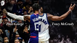 Paul George VS Tracy McGrady LEGENDARY Duel PG And TMAC Similar Play Highlights PG LIKE TMAC [upl. by Yrocej]