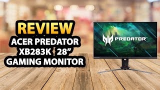 Acer Predator XB283K 28quot UHD Gaming Monitor ✅ Review [upl. by Mitman445]