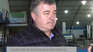 Construcción de Canchas de bochas sintéticas  ADCL [upl. by Ulrich]