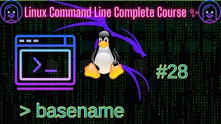 basename command explained  Master Linux Command line 28 linux [upl. by Hsreh666]