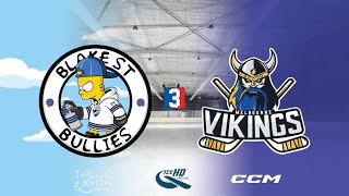 Blake St Bullies v Vikings  Div 3  5th November  IceHQ Rec League ice hockey [upl. by Corella588]