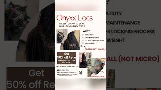 Check out my Signature Onyxx Locs You won’t regret it loccrush locs microlocs fypシ゚ [upl. by Anders]