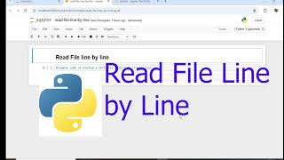 Read File line by line in Python [upl. by Ednalrim]