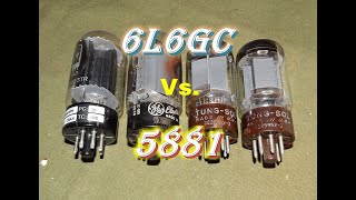 GE 6L6GC vs TUNG SOL 5881 Vintage Tube Comparison You make the call [upl. by Cut]