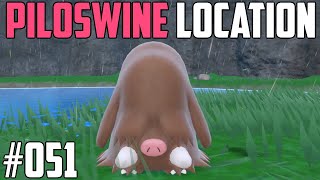 How to Catch Piloswine  Pokémon Scarlet amp Violet DLC [upl. by Ahsiei419]