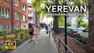 Nostalgic for Yerevan Watch Yerevan Armenia walking tour 4K 60 FPS in the city center [upl. by Narrat]