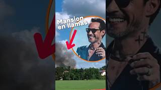 Mansión de Marc Anthony en llamas [upl. by Uohk]