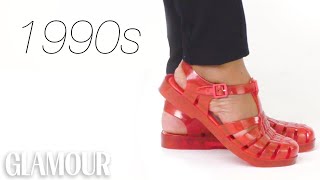 100 Years of Womens Shoes  Glamour [upl. by Ilime]