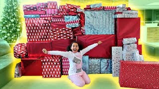 Best Christmas Ever Tiana Opening Christmas Presents Compilation Family Fun [upl. by Nahtannoj]