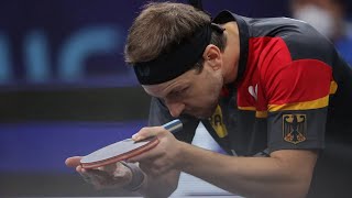 Throwback  Timo Boll vs Hugo Calderano  FINAL  German Cup [upl. by Soirtimid428]