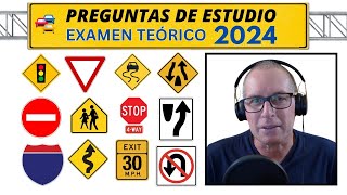 PREGUNTAS DEL EXAMEN TEORICO DE CONDUCIR 2024  LICENCIA DE MANEJO EN ESPAÑOL [upl. by Enelym]