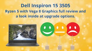 Dell Inspiron 15 3505 Ryzen 5 with Vega 8 graphics review and upgrade options [upl. by Enetsuj]