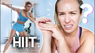 HONEST natacha oceane review  does HIIT work  at home workout review [upl. by Garneau750]