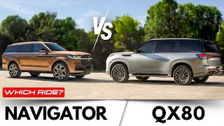 2025 Lincoln Navigator vs Infiniti QX80 Which is BETTER [upl. by Ennyl]