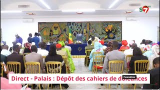 DIRECT DE PALAIS  Le Président Diomaye reçoit les cahiers doléances des [upl. by Eissej]