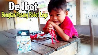 Bongkar Pasang Robot Lego De Ibot Temanteman [upl. by Anwahsit908]