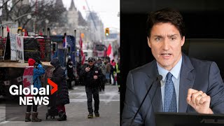 Emergencies Act inquiry Trudeau says act was quotin back of our mindsquot but considered later  FULL [upl. by Maurine44]