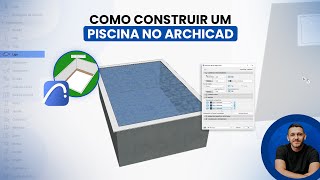 COMO CONSTRUIR UMA PISCINA NO ARCHICAD [upl. by Nadiya]