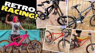 Retro MTB Downhill Race Nantmawr Weekender 2024 [upl. by Irrehc26]