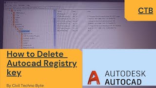 How to uninstall clean AutoCad registry filesRemove LicenceRemove student version in 2021 [upl. by Assirrec893]